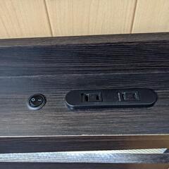 収納、コンセント付き♪ダブルベットフレーム