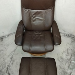 リクライニングソファー　EKORNES ブラウン　ストレスレスチェア