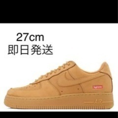 NIKE supreme ウィート　エアフォース1 27センチ