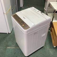 【リサイクルサービス八光　田上店　安心の3か月保証　配達・設置OK】Panasonic NA-F60PB10[全自動洗濯機 バスポンプ内蔵タイプ 6kg ブラウン]