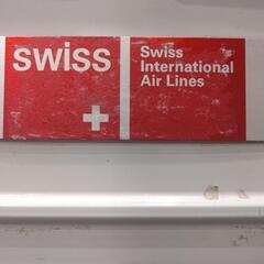 値下げしました❗ミールカート　ハーフサイズ　スイス航空