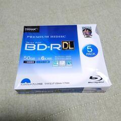 【未使用ﾃﾞｽ】BD-R DL  5パック