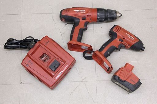Hilti インパクトドライバセット　ドリルドライバー　14.4V SFH144-A　SID144-A (D4654rxY)
