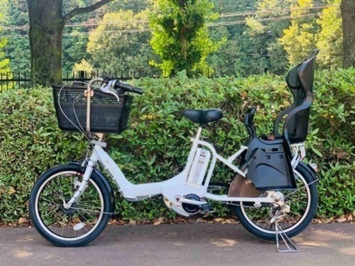 Ⅳ 4332 長生きバッテリー8.9A 新品日本製タイヤ20　子供乗せ電動自転車