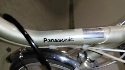 Panasonic電動アシスト三輪車。ヘルメット付