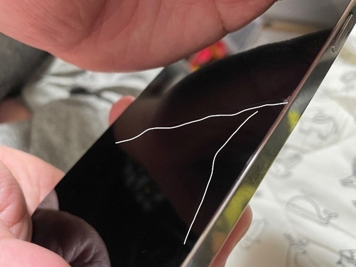 iPhone12ProMax【本体のみ、画面割れ、傷などあり】 【公式通販】