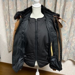 POWERAGE バイクジャケット PJ-20201 FURライダース キャメル