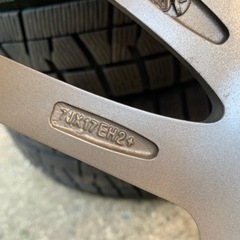 スタッドレスタイヤ＋アルミホイール　２２５／４５Ｒ１７　９１Ｑ