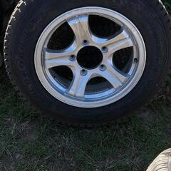 値下げ  ジムニアルミホイールとスタッドレスタイヤ付き4本セット175/80R16