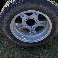 値下げ  ジムニアルミホイールとスタッドレスタイヤ付き4本セット175/80R16