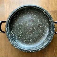  値下げ❣️美品‼️韓国プルコギ用石鍋　