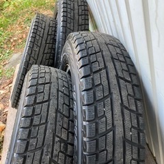 ジムニー純正鉄ホイール スタッドレスタイヤ4本セット