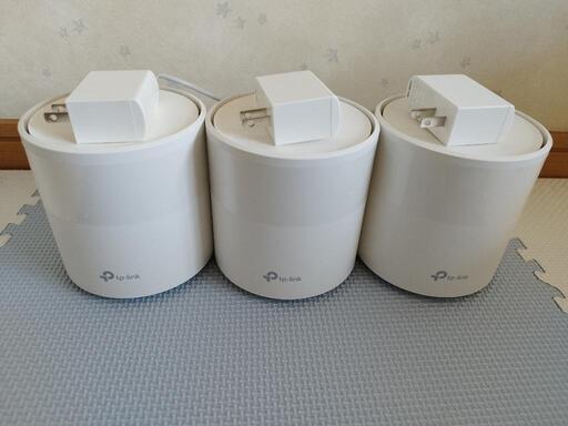 TP-LINK Deco X20（3パック）メッシュ機能付き無線ルーター
