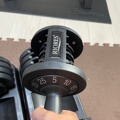 RIORES 調整可能ダンベル 2個セット 可変式ダンベル25kg 2個セット – RIORES