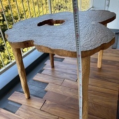 アンティーク調　テーブルと椅子(スツール4,椅子3脚)セット7脚)