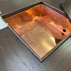 ダイニングテーブル　回転式椅子4脚　囲炉裏付き　64019