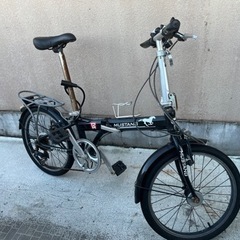 MUSTANG マスタング 20型 ブラック ミニベロ 折りたたみ