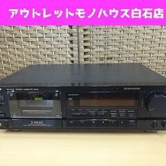 動作OK ビクター 3ヘッド ステレオカセットデッキ TD-V6...