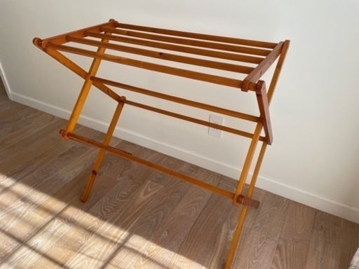 アンティーク 物干し タオルハンガー 木製 ヴィンテージ