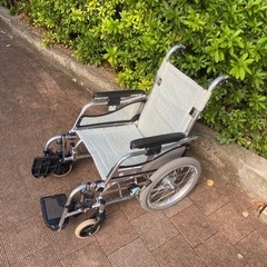 松永製作所　介助式車椅子　高さ調整できます！お子様でも対応000009