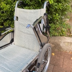 松永製作所　介助式車椅子　高さ調整できます！お子様でも対応000009