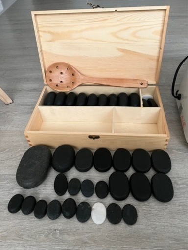 ホットストーン&ホットストーンウォーマーセット ほぼ未使用 ほぼ未