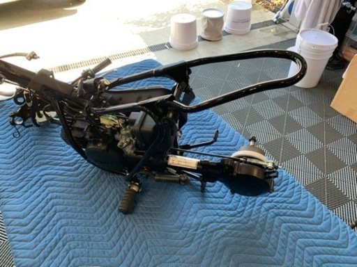 未使用 レース用ミニバイク PW50 部品取り車