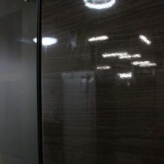 ハイタイプAVキャビネット ハイグロスブラウン木目 ソフトクローズ 幅180 テレビ台 壁面 リビング  AVボード 中古 店頭引取歓迎 R6629)