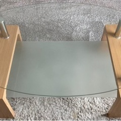 【購入者決定】センターテーブル　ガラステーブル　ローボード　縦6...