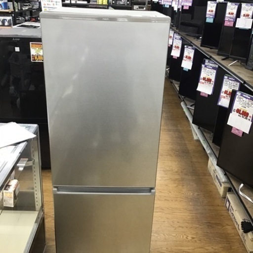 #J-119【ご来店頂ける方限定】AQUAの2ドア冷凍冷蔵庫です