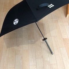 雨傘　ブラック　刀