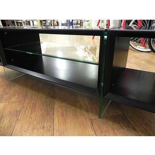 テレビボード 幅130奥39.5高41.5cm ブラック/黒 TVボード テレビ台 ローボード TV台 札幌市 厚別区 テレビボード 幅130奥39.5高41.5cm ブラック/黒 TVボード テレビ
