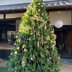 お値引きしました！！4.2mクリスマスツリー　電飾オーナメント付き！