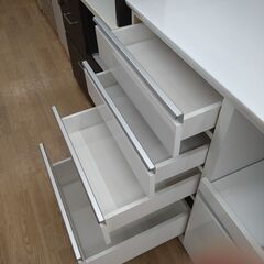 ☆ジモティ割あり☆ ニトリ 食器棚 ホワイト H200×W90×D50 