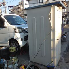 仮設トイレ　水洗