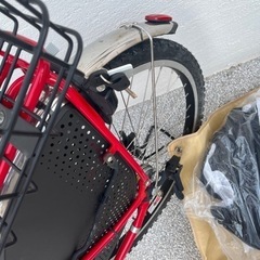 ブリヂストン HIDEE Ⅱ レッド 子乗せ自転車 電動自転車 BRIDGESTONE