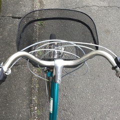 ＜特選車＞三輪自転車・シニア向け・買い物らくらく・洗車済できれいなグリーン色♪