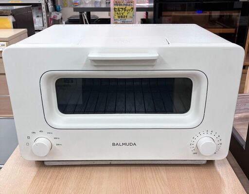 高年式 BALMUDA スチームトースターK01E-WS2019年製バルミューダ 4970