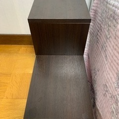 セミダブルベッド、ホワイト、11/25までに取りに来ていただける方に限定、新品に近い、傷や色褪せなどはほとんど無し