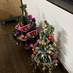 【ネット決済】クリスマスツリー2個