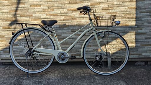 中古自転車 6段変速 27インチ （ノーマルLEDライト） 軽整備済み 安い 防犯登録 町田市 麻生区 神奈川 020ky