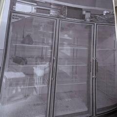 超レトロな🇯🇵日本酒白鶴の自販機　アイスクリームショーケース　ショーケース型冷蔵庫　業務用クーラー一式