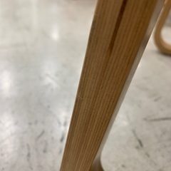 家具ならトレファク吉川店！！ チェア リビングでもダイニングでも使える グレー×ナチュラル シミ、ヨゴレ、ヘタリ有