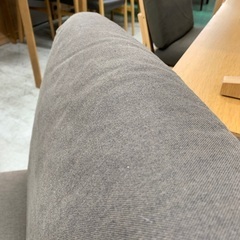 家具ならトレファク吉川店！！ チェア リビングでもダイニングでも使える グレー×ナチュラル シミ、ヨゴレ、ヘタリ有