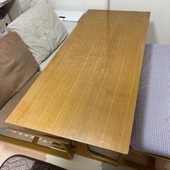 【無印良品】木製 四角形ダイニングテーブル　椅子は別売り 無印良品】木製 四角形ダイニングテーブル 椅子は別売り リビングでも