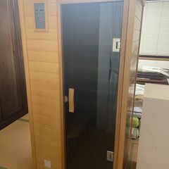 家庭用サウナ　ナチュラルスパ コンパクト1人用　遠赤外線リラクゼーションサウナ