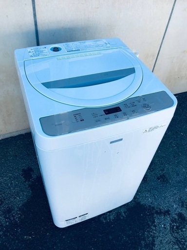 ♦️EJ811番SHARP全自動電気洗濯機 【2016年製】