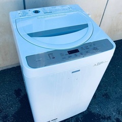 ♦️EJ811番SHARP全自動電気洗濯機 【2016年製】