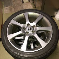 ホンダオデッセイ純正アルミホイール7J×18＆ナツタイヤ225/45R18 