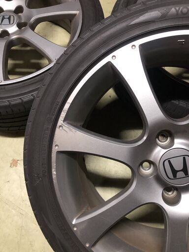 ホンダオデッセイ純正アルミホイール7J×18＆ナツタイヤ225/45R18